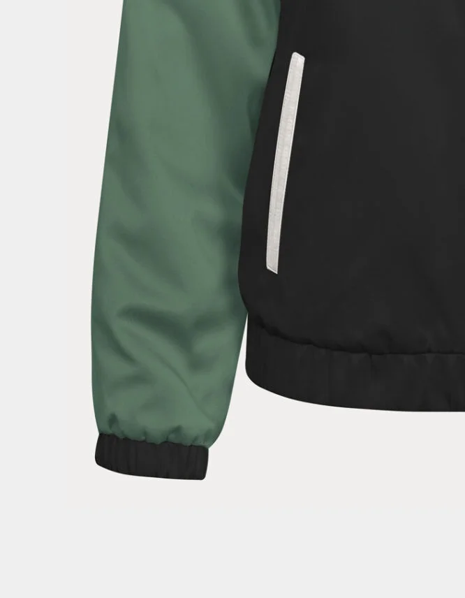 Customizable Women's Oversized Zip Up Bomber Jacket - Image 3